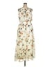 Robbie Bee 100% Polyester Floral Ivory Casual Dress Size 14 - photo 1