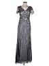 Mac Duggal Silver Cocktail Dress Size 8 - photo 1