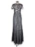 Mac Duggal Silver Cocktail Dress Size 8 - photo 2
