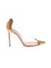Schutz 100% Leather Tan Heels Size 9 1/2 - photo 1