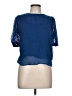 JDY 100% Polyester Blue Short Sleeve Blouse Size L - photo 1