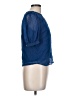 JDY 100% Polyester Blue Short Sleeve Blouse Size L - photo 4