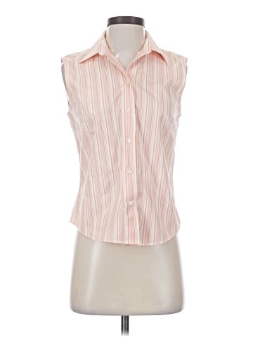 Petite Sophisticate Sleeveless Button-Down Shirt (view 1)