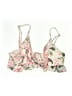 Isabella Rose Floral Ivory Pink Swimsuit Top Size M - photo 1