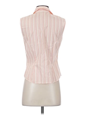 Petite Sophisticate Sleeveless Button-Down Shirt (view 2)