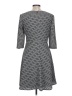 Donna Morgan Chevron-herringbone Gray Casual Dress Size 10 - photo 2