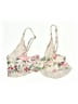 Isabella Rose Floral Ivory Pink Swimsuit Top Size M - photo 2