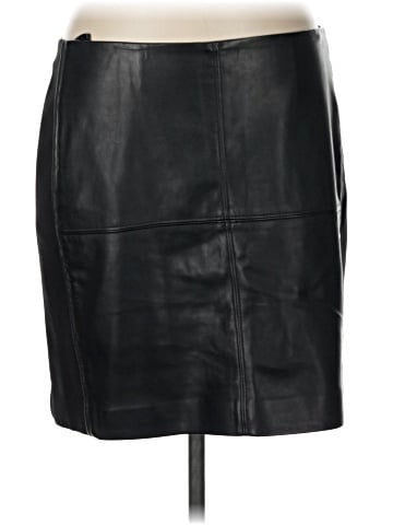White House Black Market Faux Leather Skirt (view 1)
