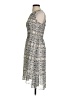 Club Monaco 100% Polyester Paisley Silver Cocktail Dress Size 2 - photo 5