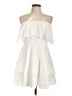 Lulus 100% Polyester White Cocktail Dress Size L - photo 1