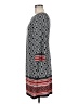 AB Studio Print Gray Black Casual Dress Size M - photo 5