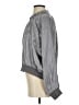 By Anthropologie Metallic Gray Jacket Size S - photo 5