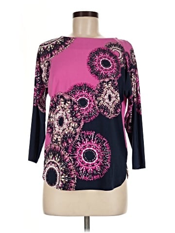 JM Collection 3/4 Sleeve Top (view 1)