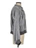 By Anthropologie Metallic Gray Jacket Size S - photo 4