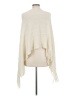 Francesca's 100% Acrylic Ivory Poncho One size - photo 2