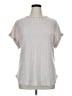 Lillusory Silver Short Sleeve Top Size XL - photo 1
