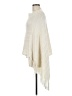 Francesca's 100% Acrylic Ivory Poncho One size - photo 5