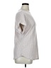 Lillusory Silver Short Sleeve Top Size XL - photo 4