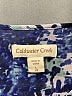 Coldwater Creek 100% Polyester Blue 3/4 Sleeve Blouse Size 14 - photo 7