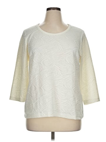Chico's 3/4 Sleeve T-Shirt (view 1)