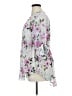 Torrid 100% Polyester Floral White 3/4 Sleeve Blouse Size 1X Plus (1) - photo 5