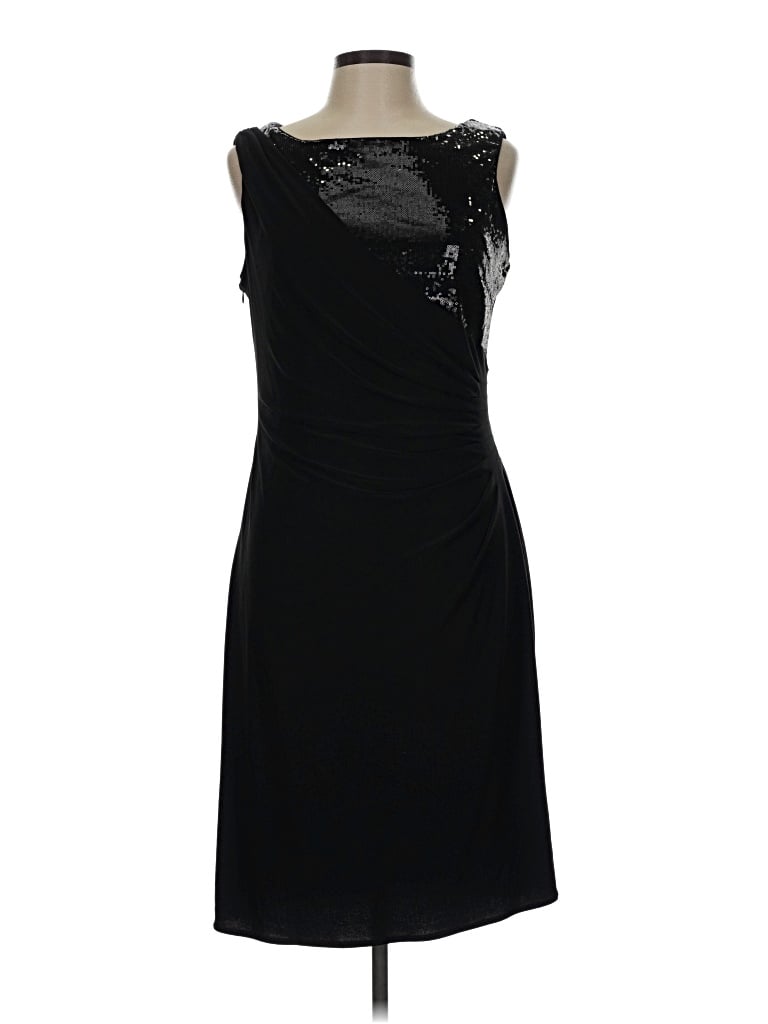Pre-owned R & M Richards Cocktail Dress In Black