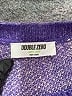Double Zero Checkered-gingham Purple Pullover Sweater Size L - photo 7