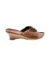 Clarks 100% Leather Brown Wedges Size 7 1/2 - photo 1