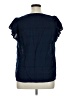 Style&Co Blue Short Sleeve Blouse Size 1X - photo 2
