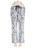 Cozy Casuals Animal Print Silver Casual Pants Size XS - photo 1