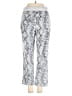 Cozy Casuals Animal Print Silver Casual Pants Size XS - photo 2
