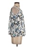 White House Black Market 100% Polyester Silver Sleeveless Blouse Size XXS - photo 4