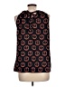 Outback Red 100% Polyester Black Sleeveless Blouse Size L - photo 2