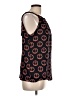 Outback Red 100% Polyester Black Sleeveless Blouse Size L - photo 4