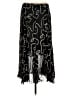 Rafael 100% Polyester Graphic Black Formal Skirt Size L - photo 2