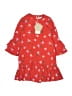 Stella McCartney 100% Viscose Red Orange Dress Size 6 - photo 1