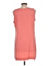 Elle 100% Polyester Graphic Pink Casual Dress Size L - photo 2