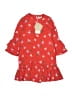 Stella McCartney 100% Viscose Red Orange Dress Size 6 - photo 1