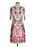 Eliza J Tropical Floral Pink Cocktail Dress Size 2 - photo 1