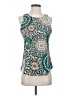 Van Heusen 100% Polyester Teal Sleeveless Blouse Size XS - photo 1