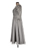 JJ's House 100% Polyester Gray Cocktail Dress Size 10 - photo 5