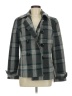 DressBarn Plaid Gray Coat Size M - photo 1