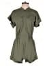 Blanc Noir Solid Green Romper Size S - photo 1