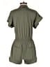 Blanc Noir Solid Green Romper Size S - photo 2