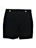 Rafaella Solid Black Shorts Size 12 - photo 1