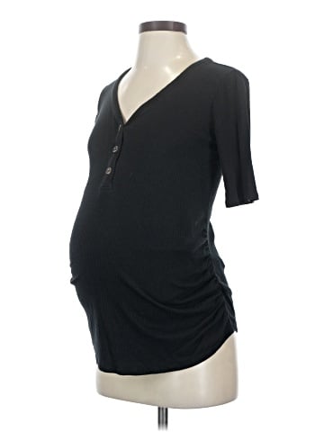 Isabel Maternity 3/4 Sleeve Top (view 1)