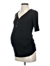 Isabel Maternity Black 3/4 Sleeve Top Size Sm Maternity - photo 1