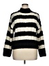 Unbranded Stripes Black Turtleneck Sweater Size 0X (estimated) - photo 1