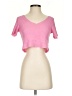 Shein Pink Short Sleeve T-Shirt Size 2 - photo 1