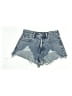 PacSun 100% Cotton Hearts Blue Denim Shorts Size 24 waist - photo 1